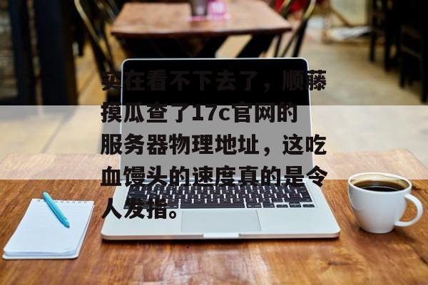 实在看不下去了，顺藤摸瓜查了17c官网的服务器物理地址，这吃血馒头的速度真的是令人发指。